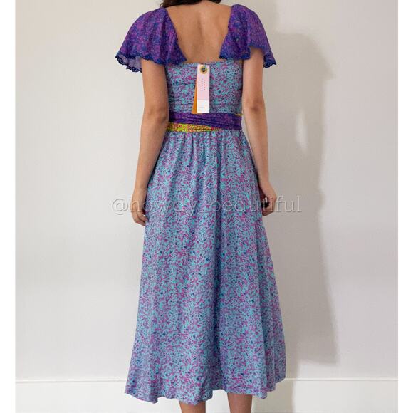 Tanya Taylor Tiegan Midi Dress Confetti Size 0 - Picture 8 of 10